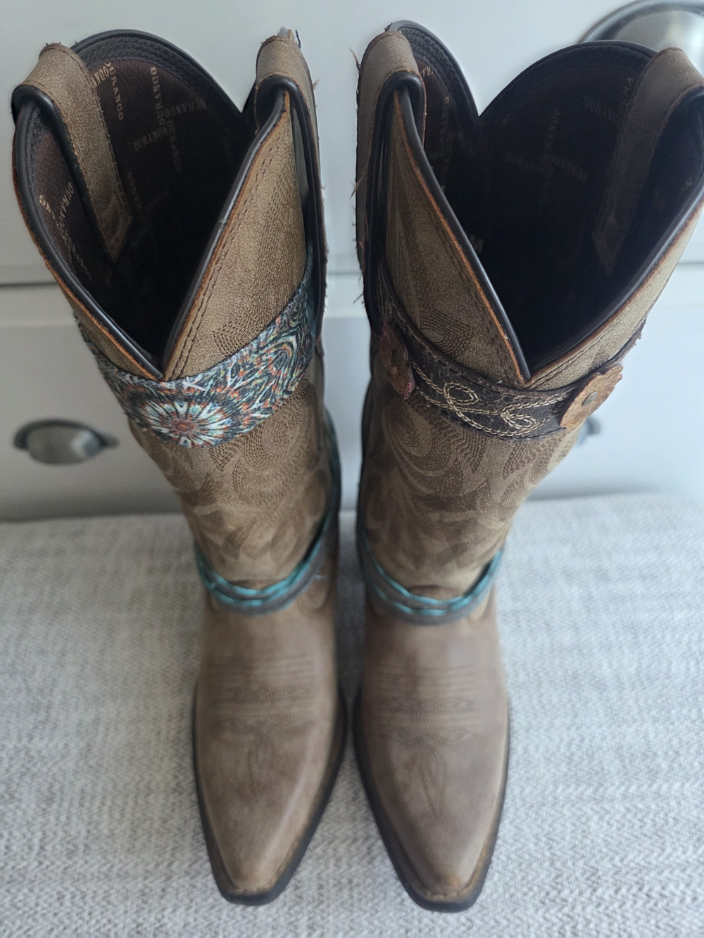 Stunning Western / Boho Cowboy Boots Size US 6.5M